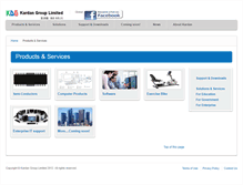 Tablet Screenshot of kardangroup.com